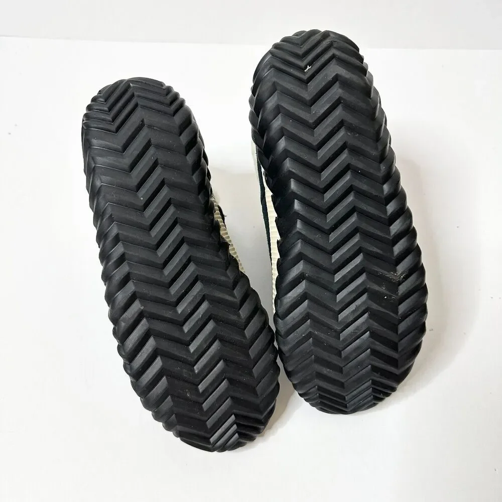 SOREL Boots Women 5 M Black Suede Shearling Rubber Sole Out N About Ankle NEW - Picture 8 of 8